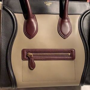 Celine Mini Luggage 4-Color Leather Handbag